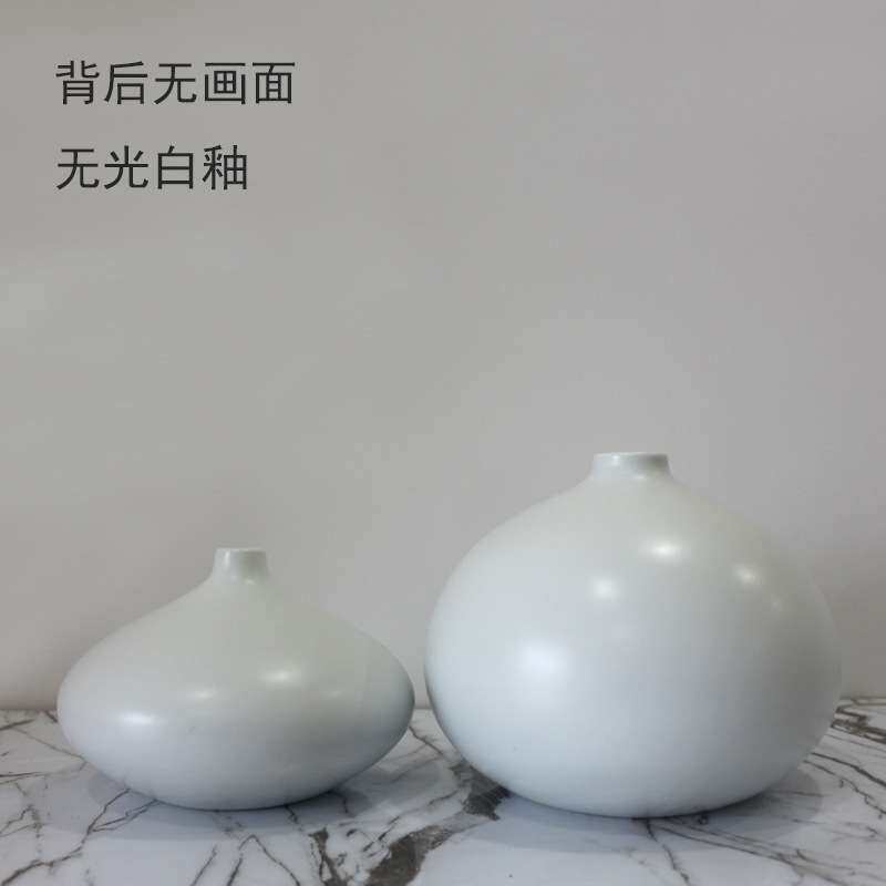 手工陶瓷禅意花瓶茶室摆件日式复古创意插花客厅玄关家居饰品