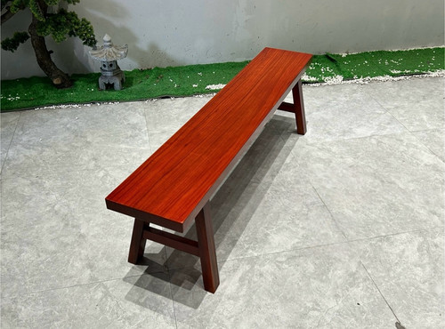南美胡桃木长条凳中式茶桌凳