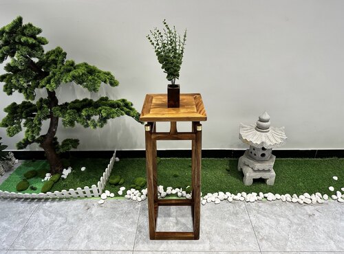 南美胡桃木花架客厅落地式