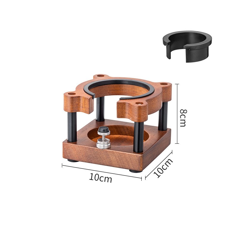 咖啡压粉底座咖啡机手柄压粉器布粉锤沙比利木填收纳架器具收纳座