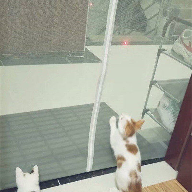 防猫网门防猫进卧室o门帘防猫外出宠物防逃门栏纱门纱帘防蚊门帘