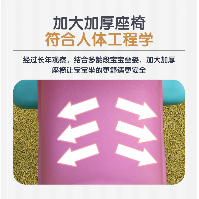 公园户外弹簧摇马幼儿园滚塑摇摇乐PE板小区固定木马儿童游乐设备