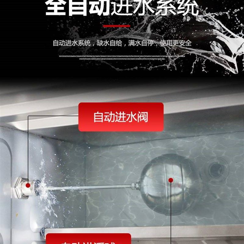商用两项电蒸柜小型燃气单双门6/12盘加热管多用电V箱米饭车炖汤