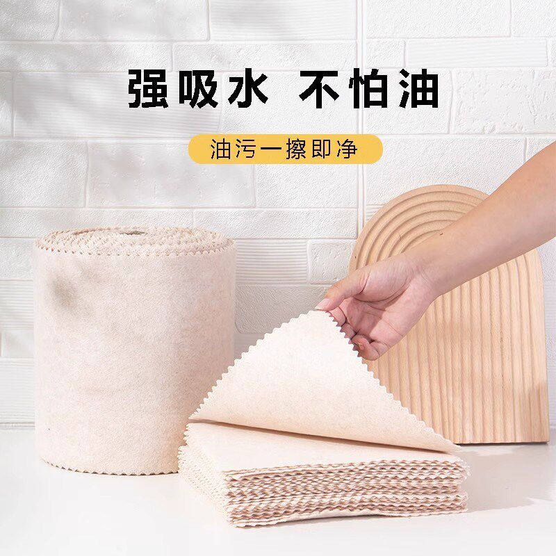 天然丝瓜抹布不粘油厨房家用洗碗布吸水不掉毛加大易清洗毛巾