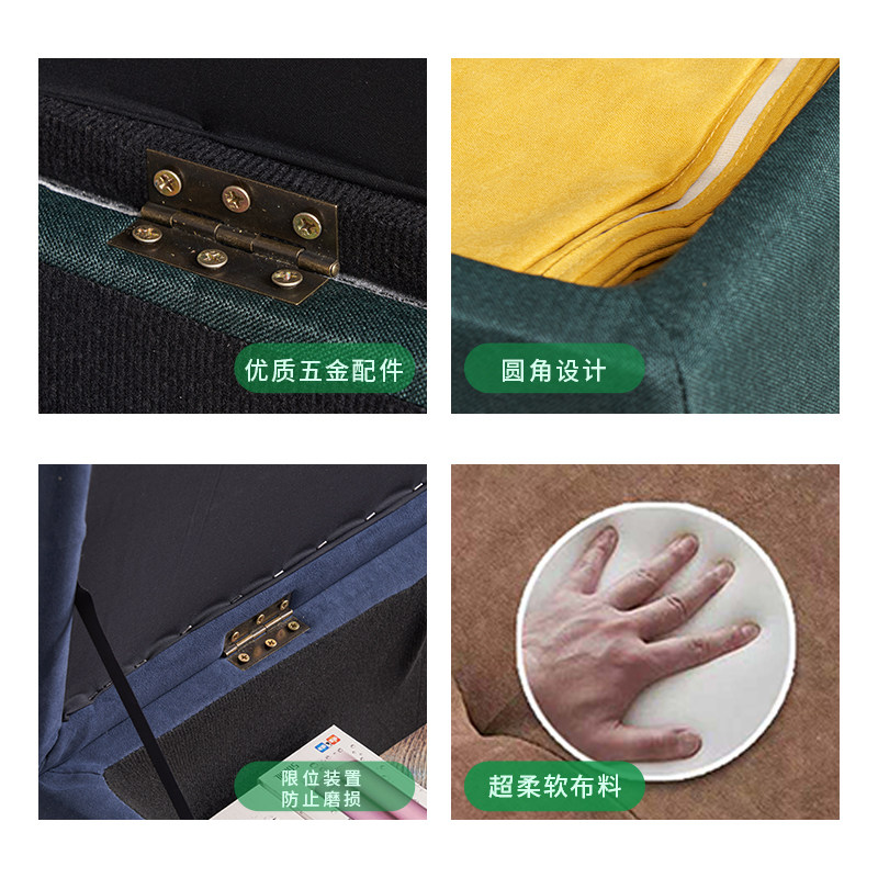 简约可拆洗换鞋凳沙发脚踏凳布艺服装店长条凳试衣间休息换鞋凳子