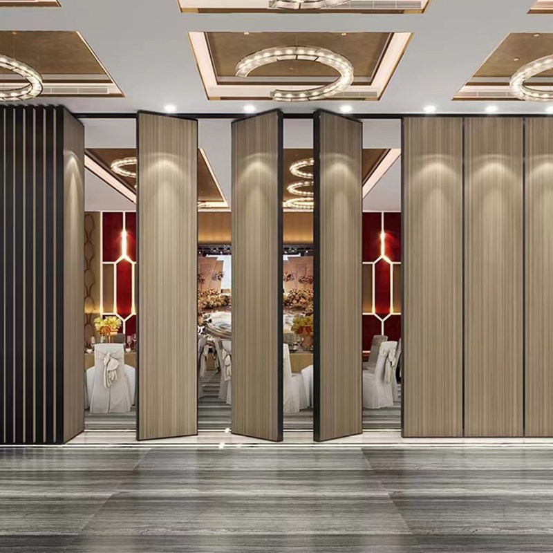 新款酒店活动隔断墙饭店包厢宴会厅办公室会议室可移动折叠屏风推