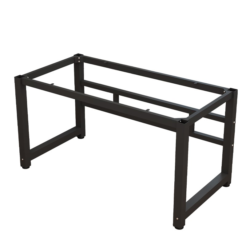 凳子腿桌脚支架铁艺餐桌长条板凳电脑桌茶几底座架子定制岩板桌架