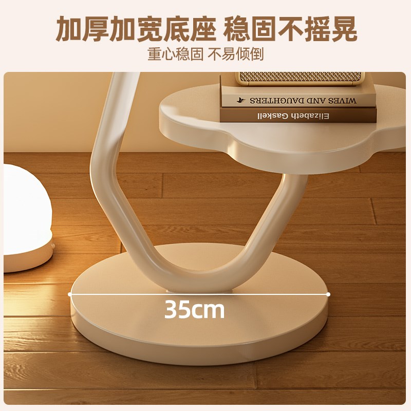 茶几小桌子可移动沙发边几客厅极简圆桌床头桌边桌置物架阳台茶桌