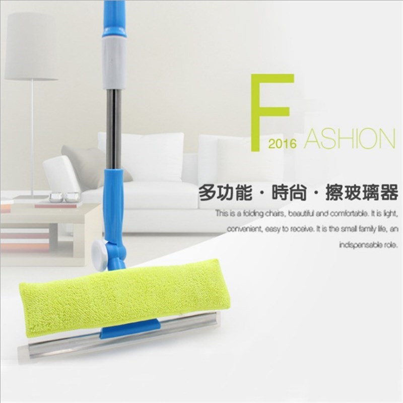 擦玻璃器全自动伸缩杆家用擦窗户神器双面刷玻璃刮水工具洗插高层