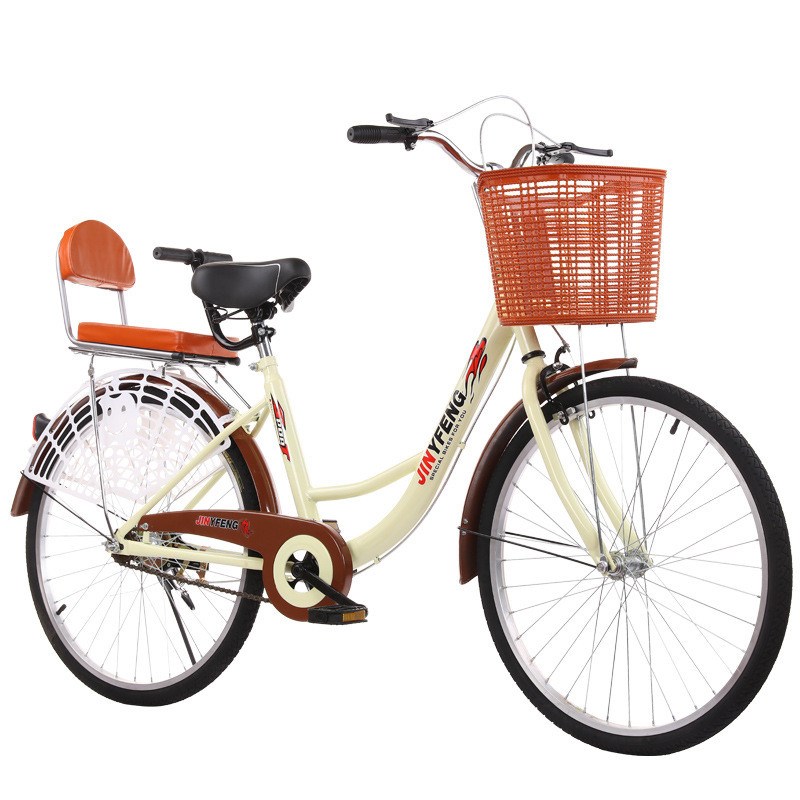 新款24寸26自行车成人轻便男女式成年实心胎中小学生淑女上班单车