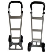 甄选供应工地拉货车建筑货仓车铝合金两轮手推车铝制小推车工具车