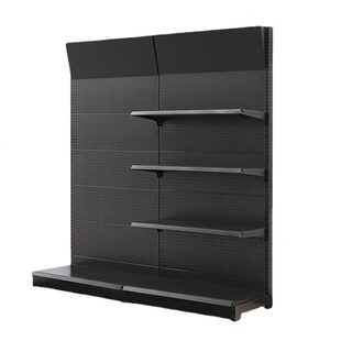 甄选广东新款洞洞板超市货架展示架文具店便利店商品展示架洞洞板