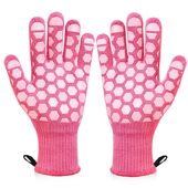 甄选芳纶耐温手套户外野营隔热阻燃硅胶微波炉烤箱家用烘焙手套女