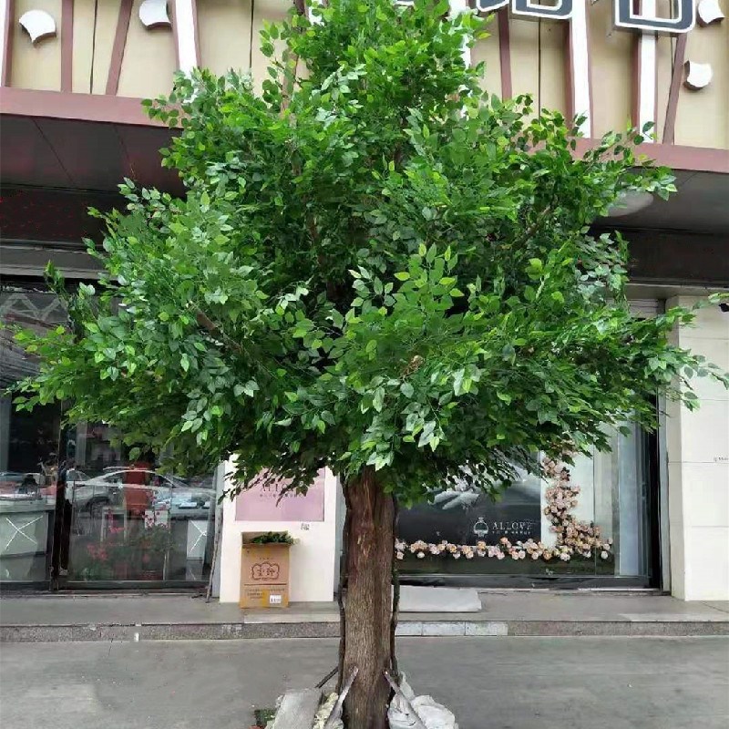 仿真榕树假树仿真大型植物酒x店商场婚礼道具许愿树景观树橱窗装
