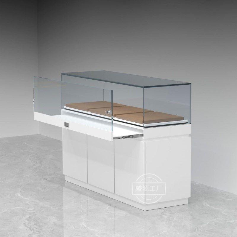 玻璃柜商用陈列柜首饰珠宝展示柜纪念馆商场展厅工艺X品博物馆展