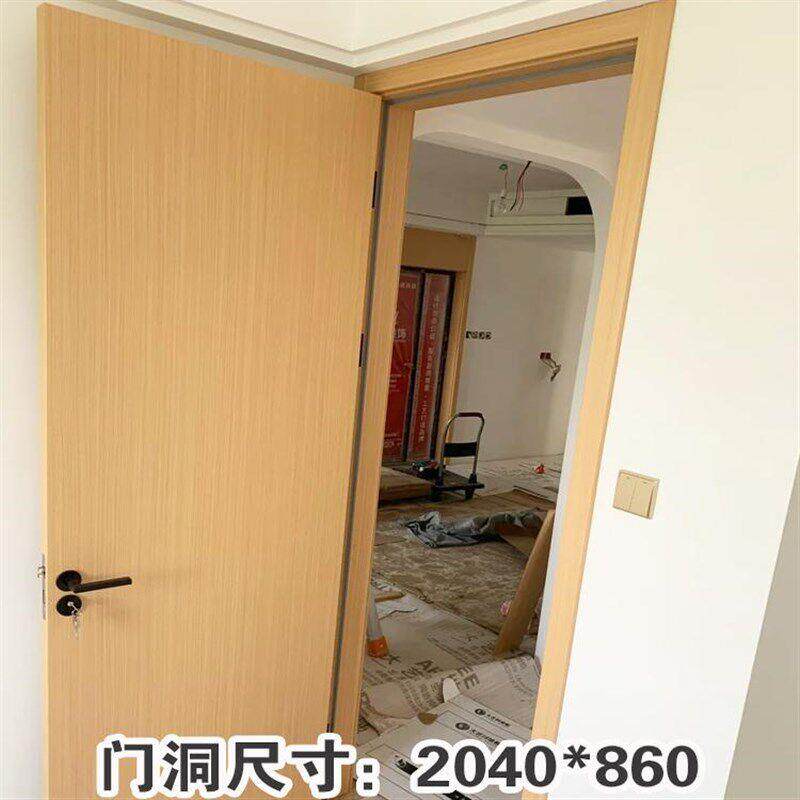 色音烤漆门白房晶间门原木色实木免qgNlhINN漆室内门套装门碳卧静