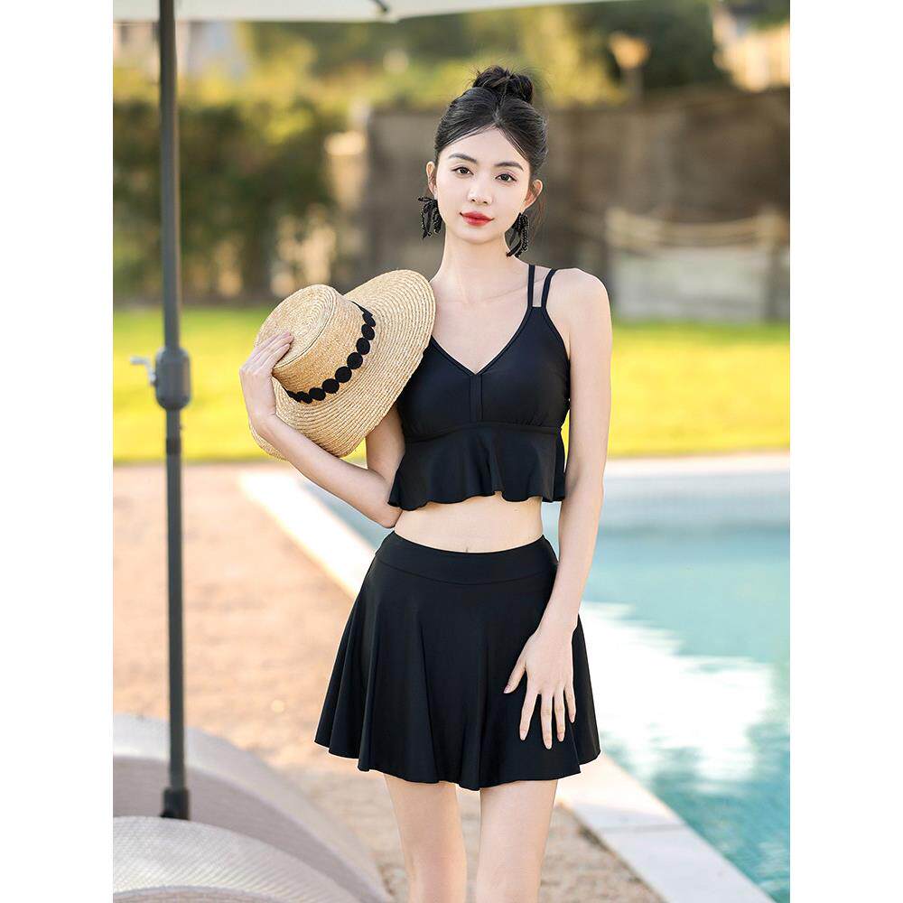 件女式三大码保守盖瘦腹身装高端新款温MUC泉套泳衣