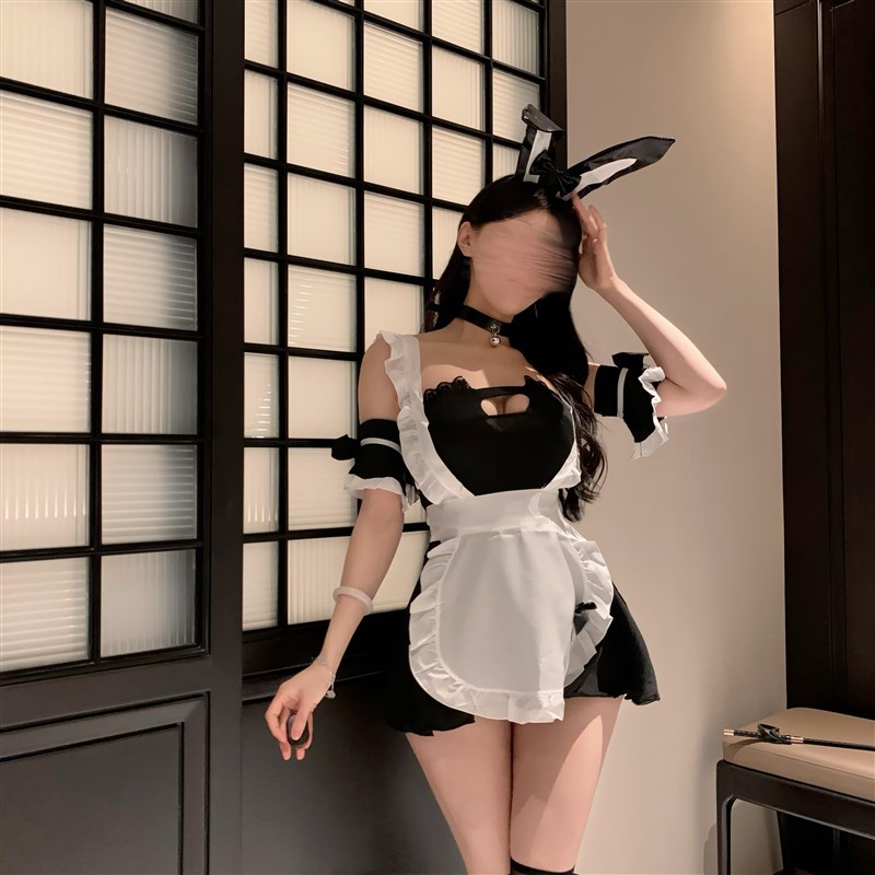 大尺码180斤蕾丝边兔女郎套装y女仆制服纯欲风约会角色扮演房事套