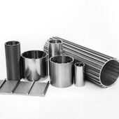 甄选楔形滤芯筛管锥梯形重力曲筛胶液压力筛316不锈钢卷绕楔形丝