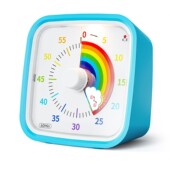 甄选防摔保护静音厨房定时器学生闹钟 计 可视化计时器儿童写作业