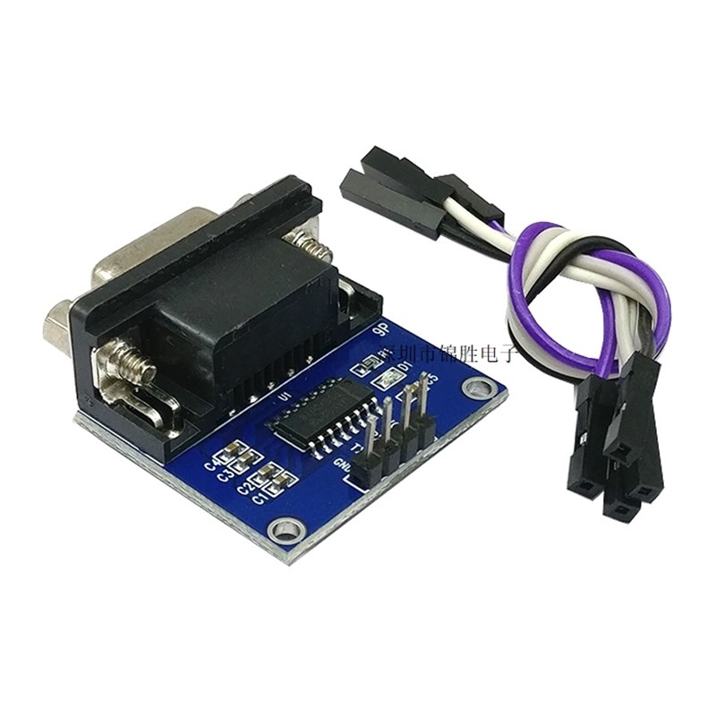 RS232转TTL/母串口转TTL/串口模块/刷机板MAX3232芯片 送杜邦线