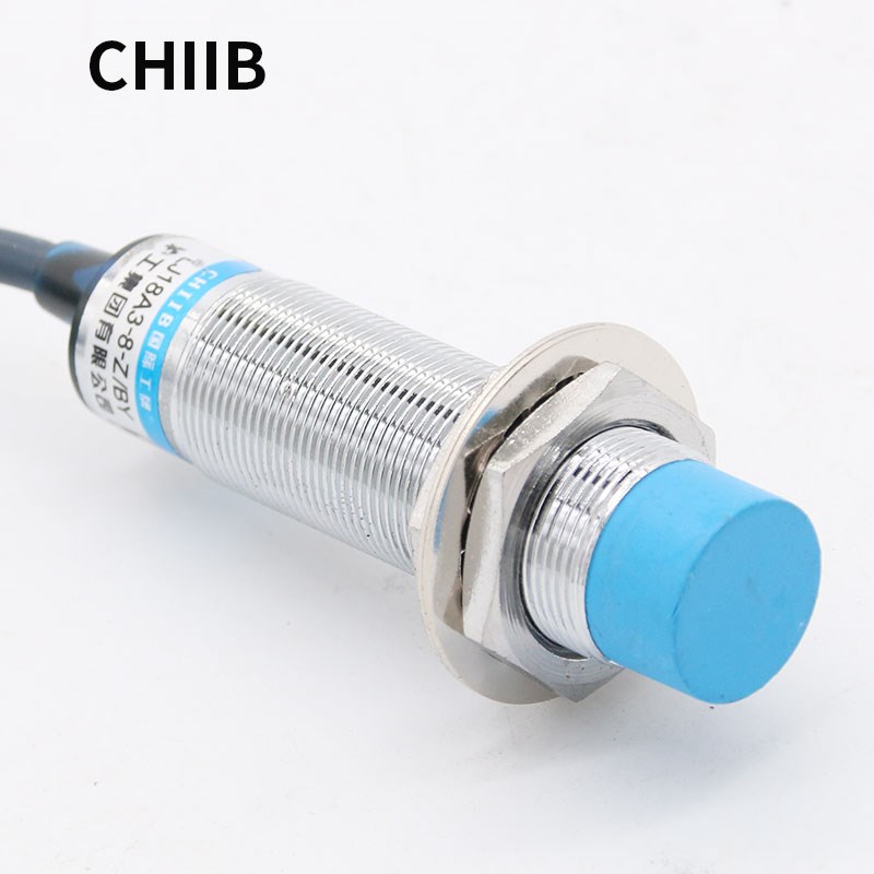 沪工接近开关TK-18N8C蓝头传感器LJ18A3-8-Z/BX三线NPN常开DC6-36