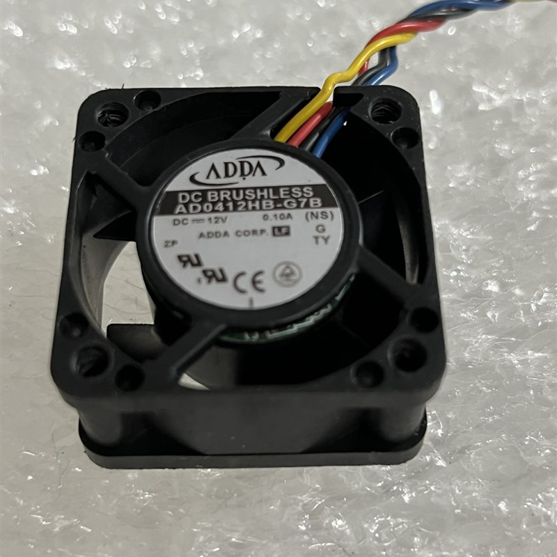 原装台湾ADDA  12V 0.10A 4CM 4020 4线 PWM温控 双滚珠 散热风扇