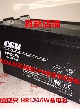 CGB蓄电池 HR1236W 12V36W/CELL 恒电HENDIAN不间断UPS电源电池