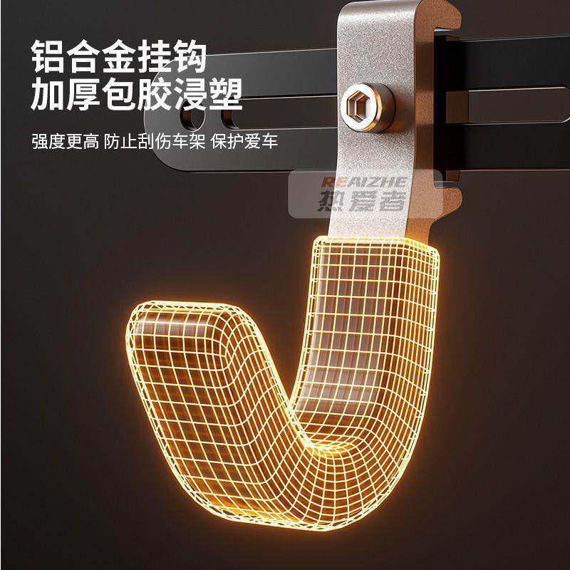 自行车顶天立地柱展示架公路车挂车架加重家用立式停车架免打孔