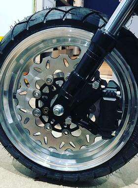 降低碟刹前减震NPS50适用本田ZOOMER改装避震RUCKUS摩托车AF58