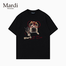 官方旗舰店 Mardi Mountain韩国正品2026春新款宽松纯棉短袖女t恤