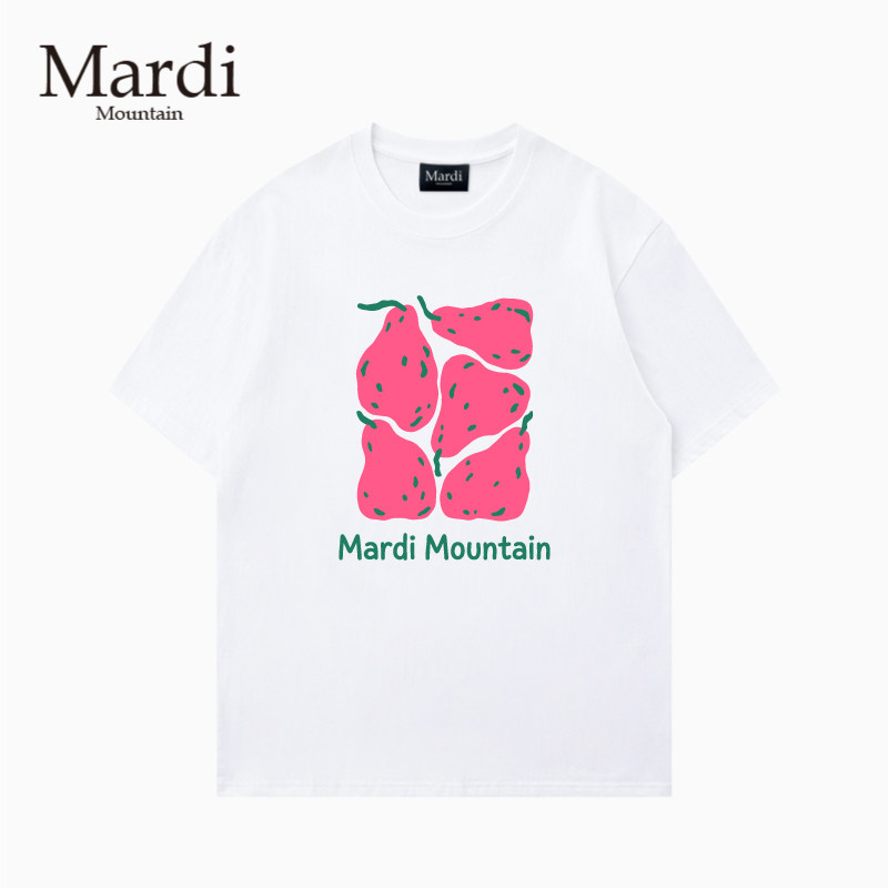 官方旗舰店 Mardi Mountain韩国正品2026春夏款宽松纯棉短袖女t恤