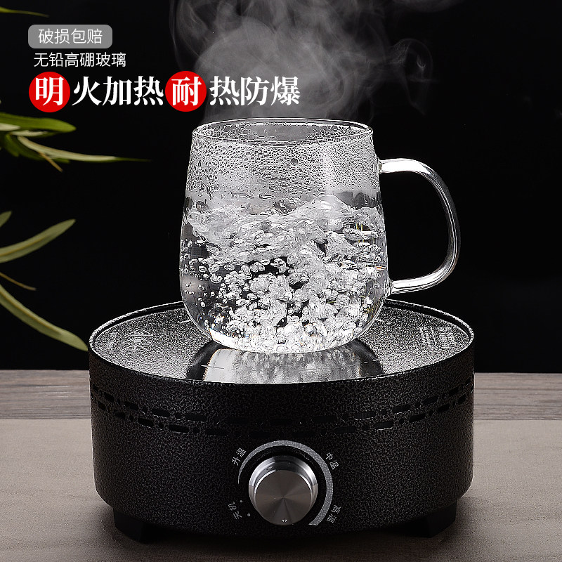日式加厚茶道杯茶水分离泡茶杯三件套耐热水O杯过滤花茶杯个人专