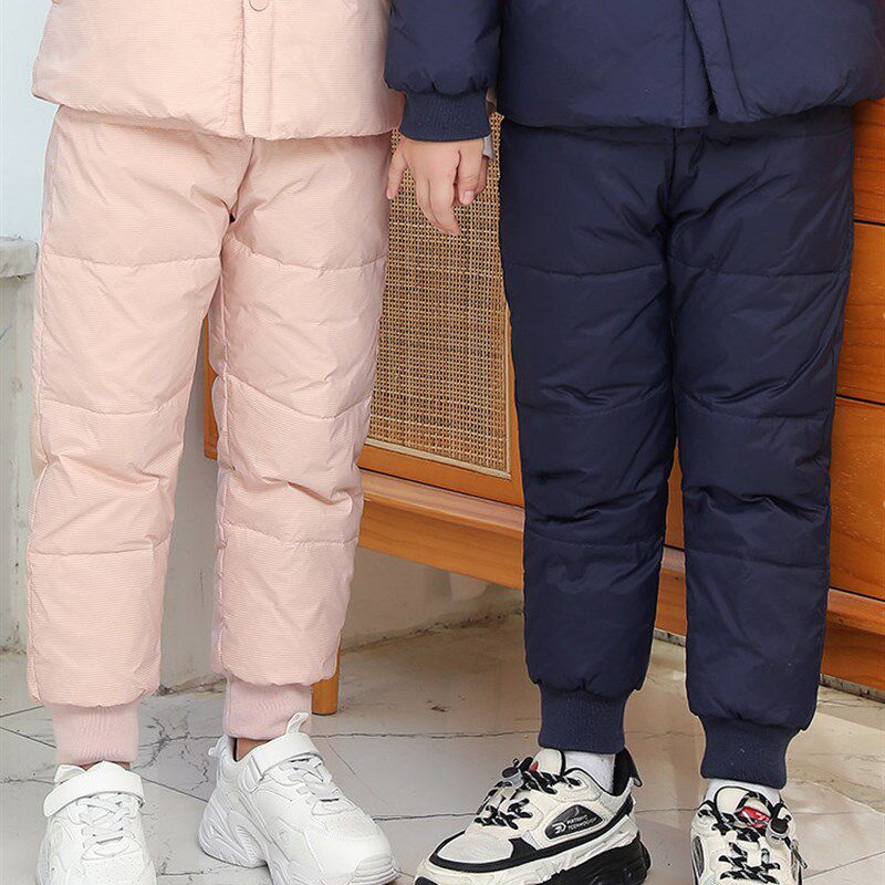 【抗菌】儿童石墨烯羽绒裤轻便保暖裤男女裤校服轻便小工具羽绒裤
