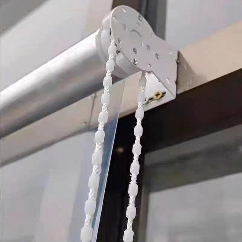 新款打孔挡雨挡水室内空调隔断帘阳台塑O料透明窗帘卷帘升降