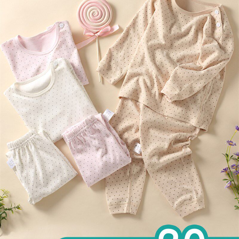 儿童内衣纯棉套装秋冬季婴儿秋衣秋裤打底睡衣男童衣服女宝宝春装