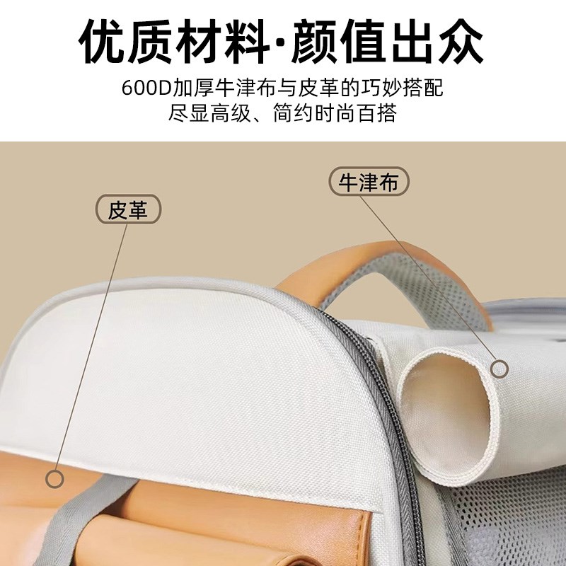 宠物拉杆箱便携外出猫包可背可拉手提双肩背包透气不闷Z多猫旅行