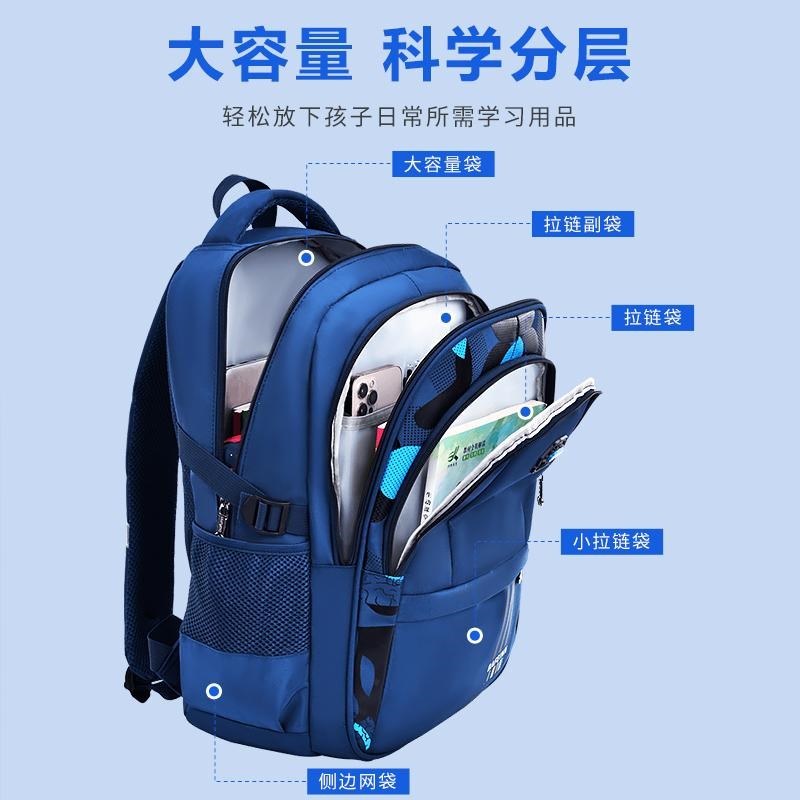 新款拉杆书包小学生2-3-5-6年级儿童拉杆式可R爬楼大容量双肩背包