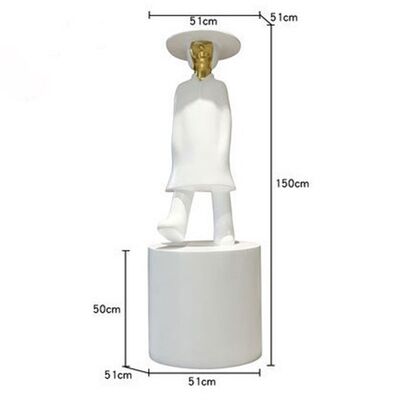 玻璃钢雕塑园林景观户外r简约艺术雕塑酒店工艺品公园广场人物雕