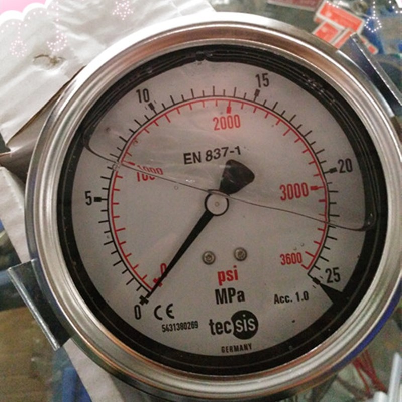 力劲注塑机原装德国TECSIS泰科思压力表压力表/油压表/系统液压
