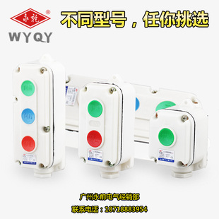 自复位 防爆开关盒LA5821 LA5821 防爆防腐控制按钮