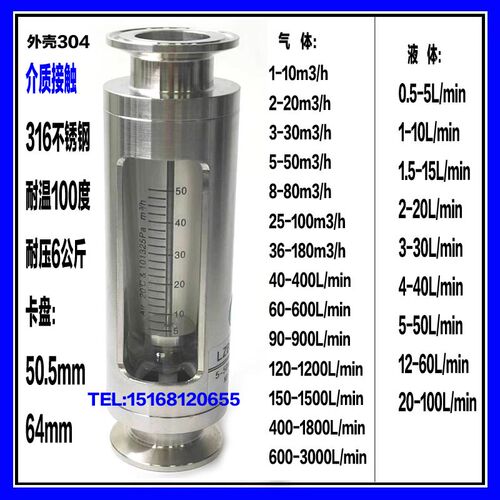 不锈钢流量计LZB-WS-20K LZB-WS-25K 玻璃转子流量计 浮子流量计