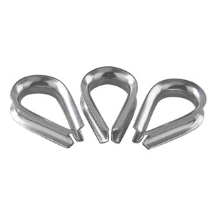 304不锈钢套环鸡心环钢丝绳保护环三角环吊环圈环M2 3 4 5 6 8 10