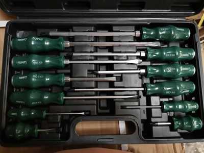 穿心螺丝刀一字十字盒装套装改刀12件套可锤敲3&mdash;6&mdash;8