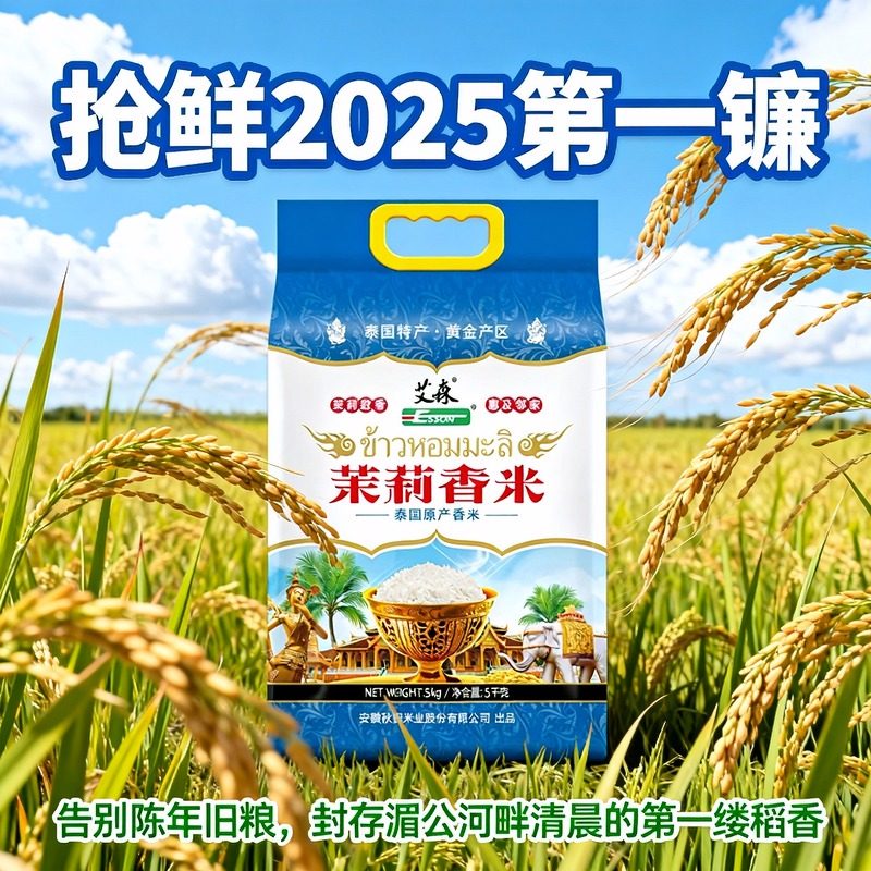 泰国香米丝苗米猫牙米大米5kg