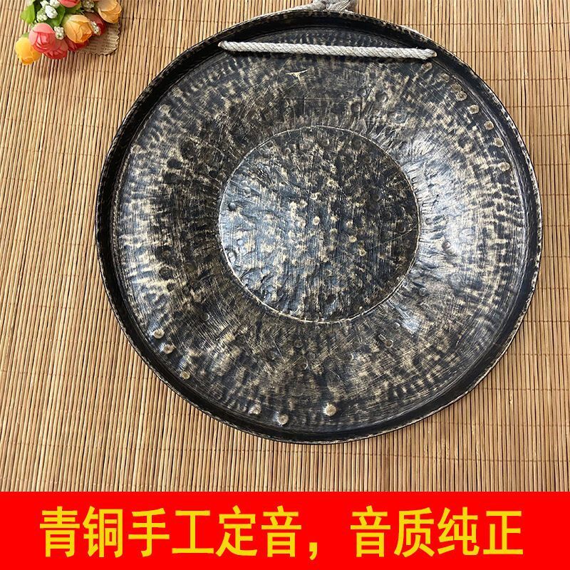 青铜老式旧锣22高中低音手锣28 30苏锣31 33 36虎音Y锣老铜锣黑锣