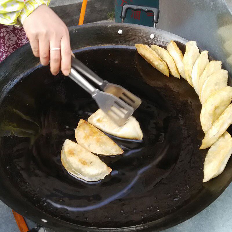 烙饼铁锅煎饼锅摆摊商用大号平底锅煎包铸M铁锅无涂层传统老式双