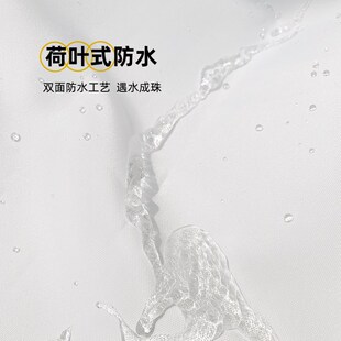 简约加厚浴帘防水防n霉卫生间挂帘子浴室隔断帘磁吸淋浴拉帘免打