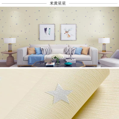 素色加厚自粘墙纸卧室客厅温馨麻布纹墙贴防水防潮壁Z纸简约贴纸