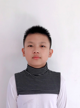 德绒儿童半高领假领子男女童打底假衣领秋冬加厚保暖套头围脖假领